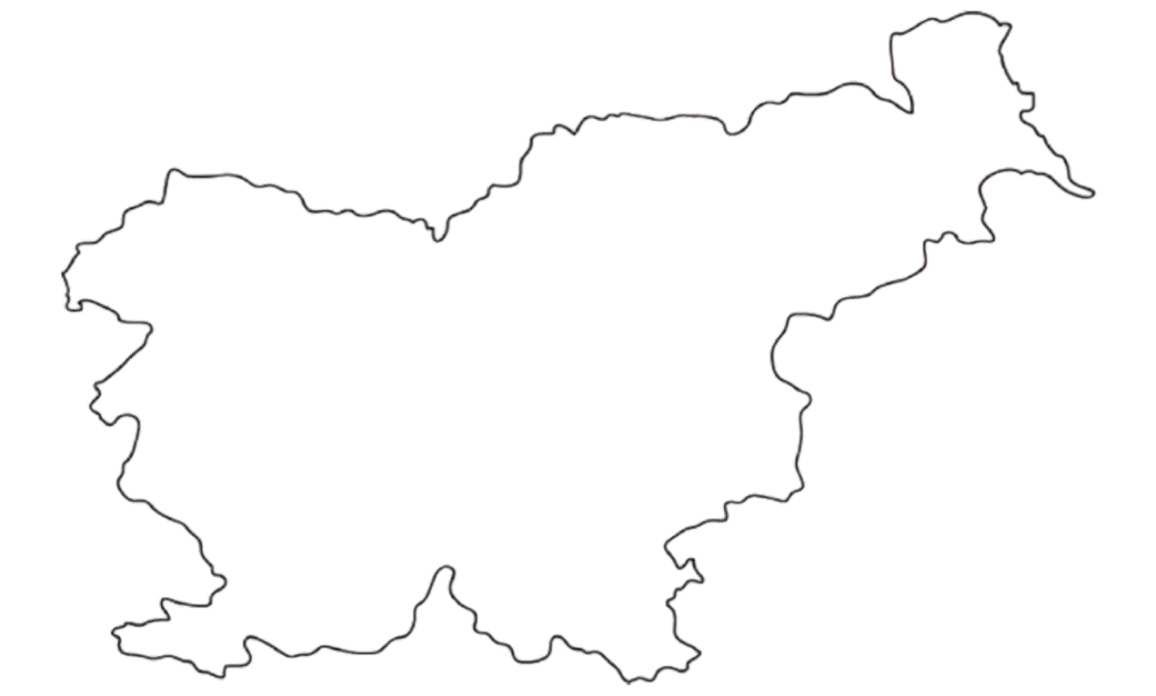 Map of Slovenia